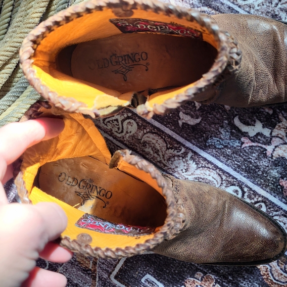 Brown Leather Cowboy Boots - Picture 9 of 9